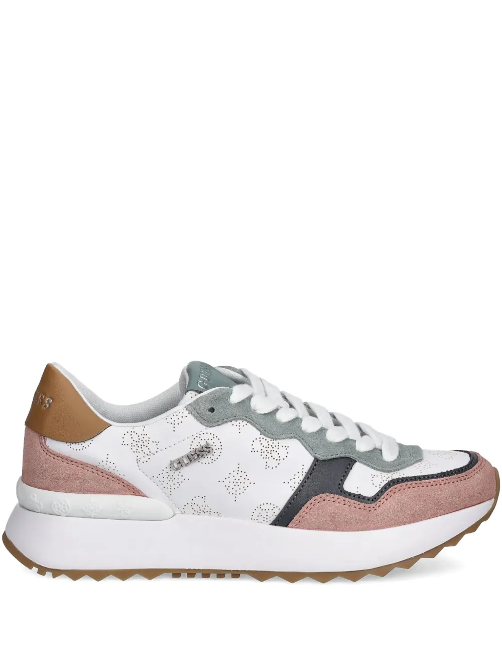 GUESS USA Sneakers met plateauzool en logodetail Wit
