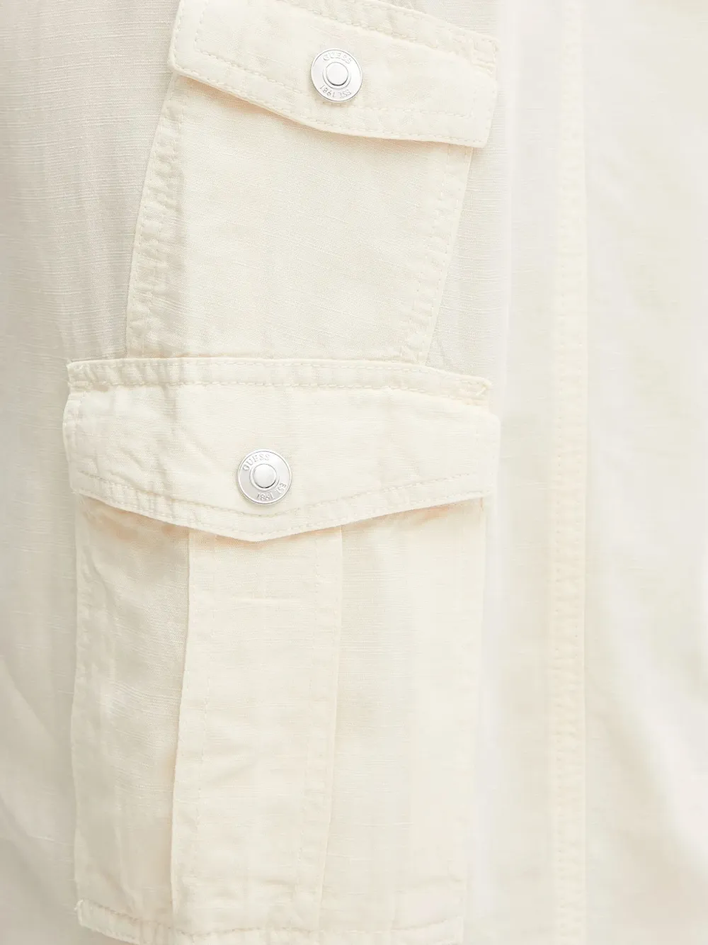 GUESS USA Cargo rok met rits Beige