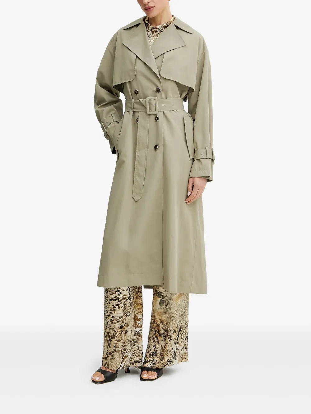 GUESS USA belted double-breasted trench coat | Double Breasted & Peacoats | Image 2