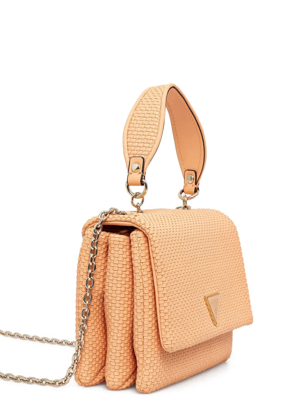 Guess Usa Phaedra Satchel Bag In Orange
