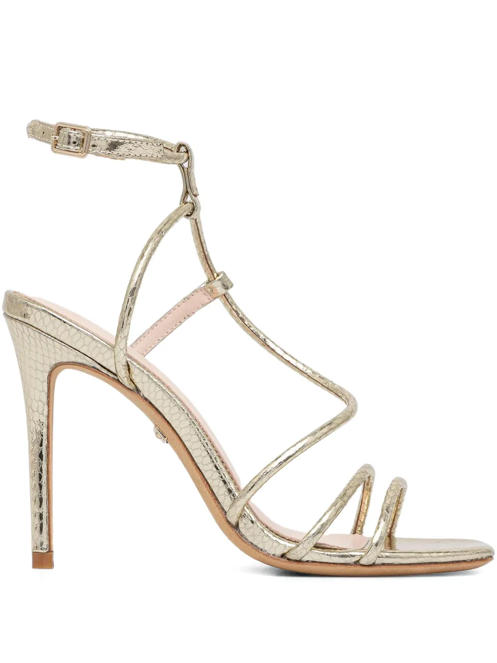 GUESS USA 100mm metallic pumps Gold