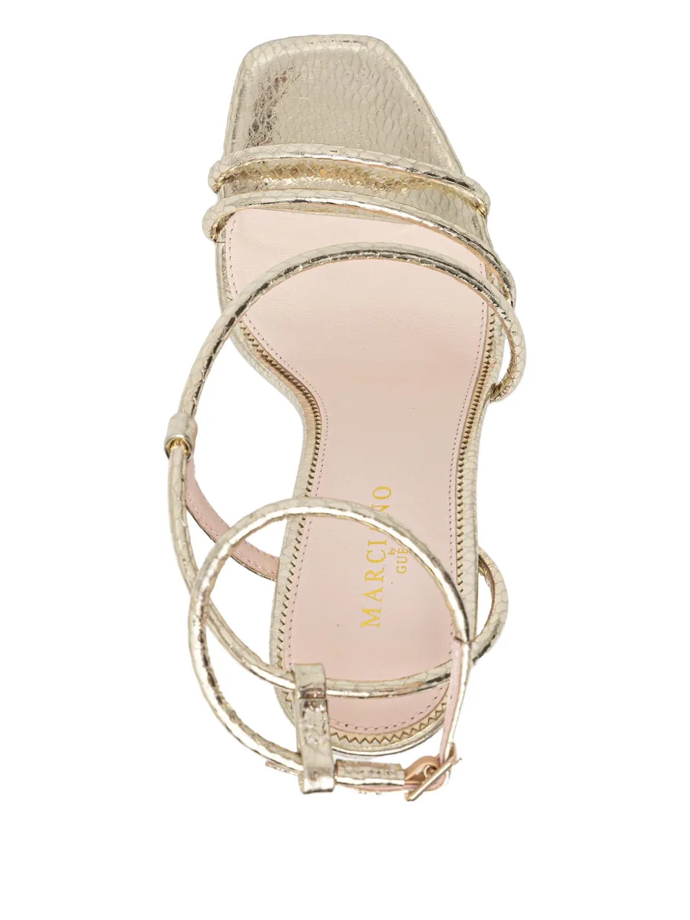 GUESS USA 100mm metallic pumps Gold