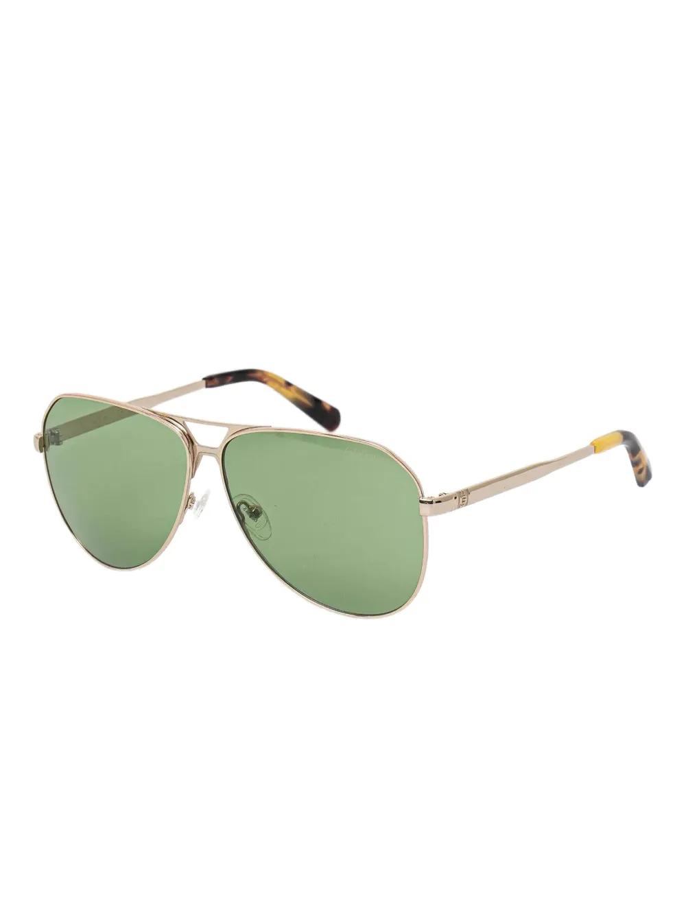 GUESS EYEWEAR Zonnebril met metalen piloten montuur Goud