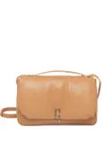 GUESS USA puffed leather satchel bag - Brown
