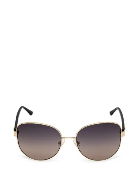 GUESS EYEWEAR crystal-embellished pilot-frame sunglasses