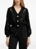 GUESS USA cotton-blend cardigan - Black
