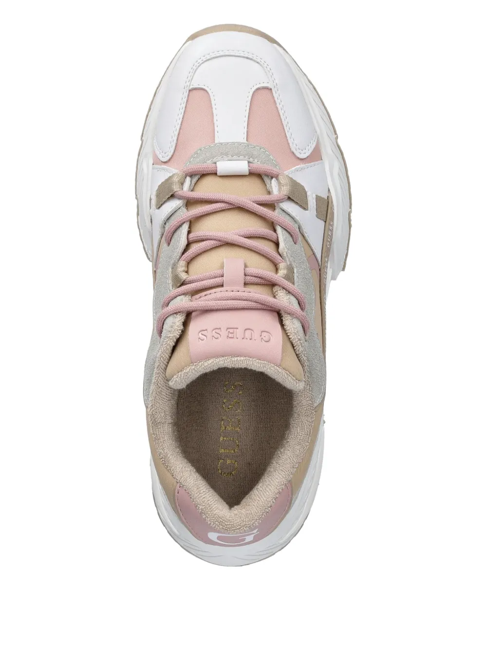 GUESS USA Carrli logo-detail chunky sneakers Neutrals