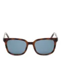 GUESS EYEWEAR tortoiseshell square-frame sunglasses - Brown
