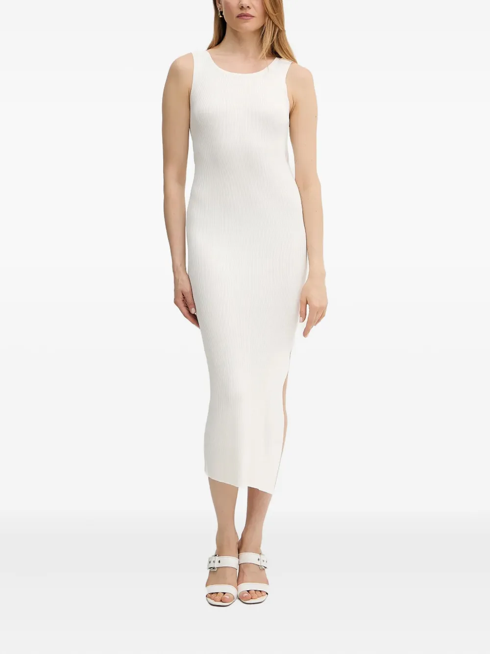 GUESS USA midi ribbed open-back dress | Day Dresses | Image 2