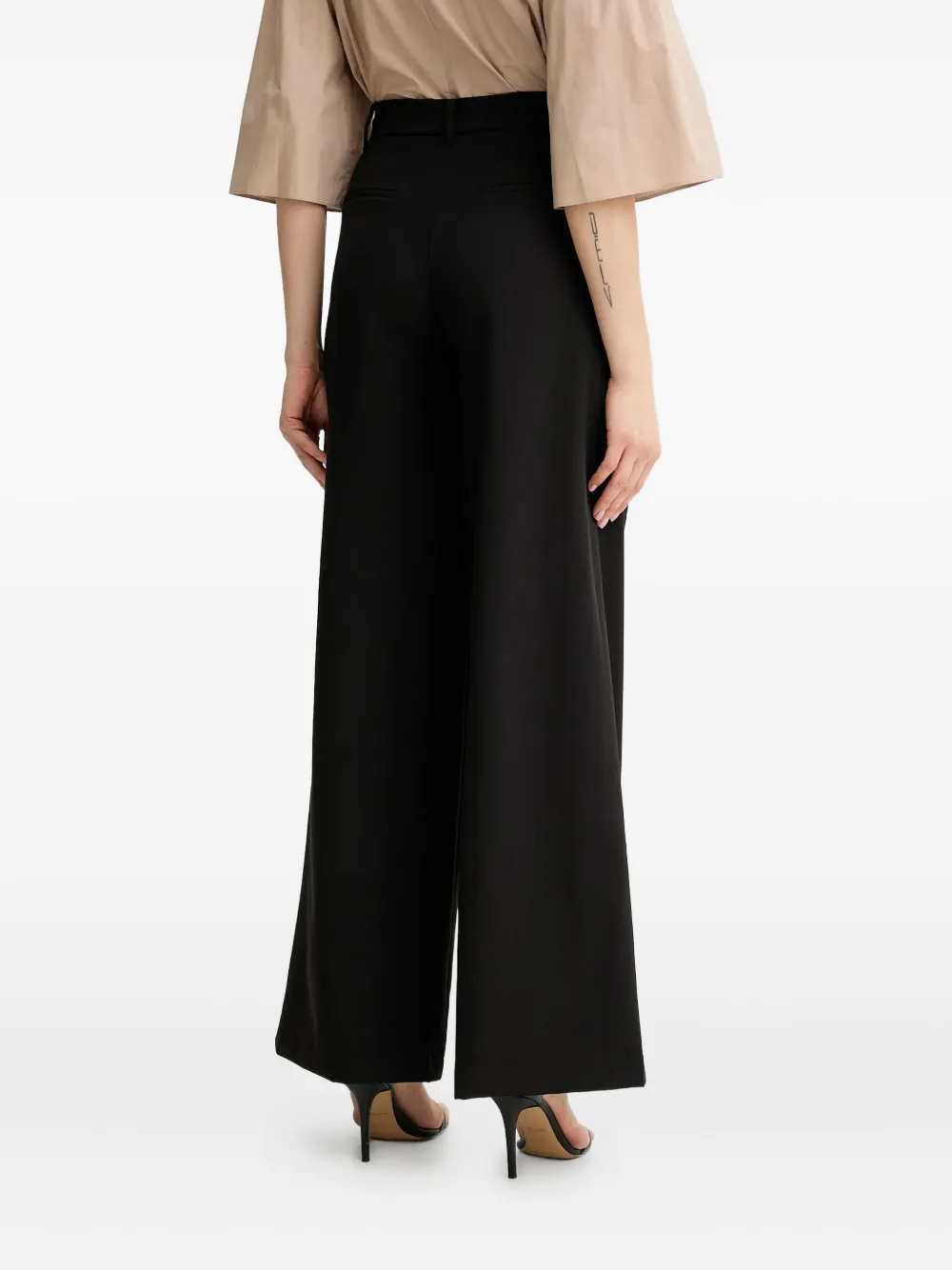 GUESS USA pleat-detail trousers Zwart