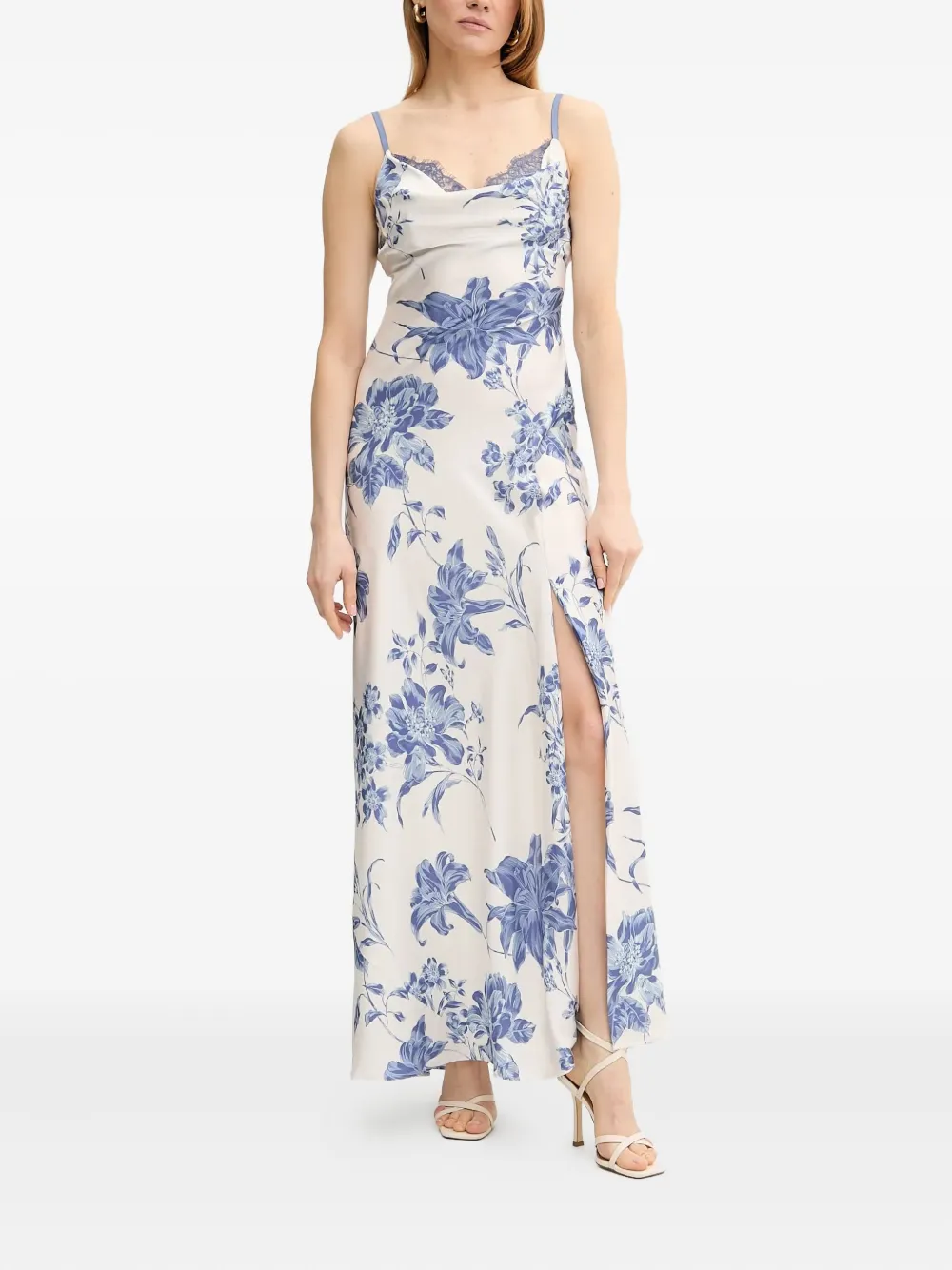 GUESS USA cowl-neck floral-print maxi dress | Day Dresses | Image 2