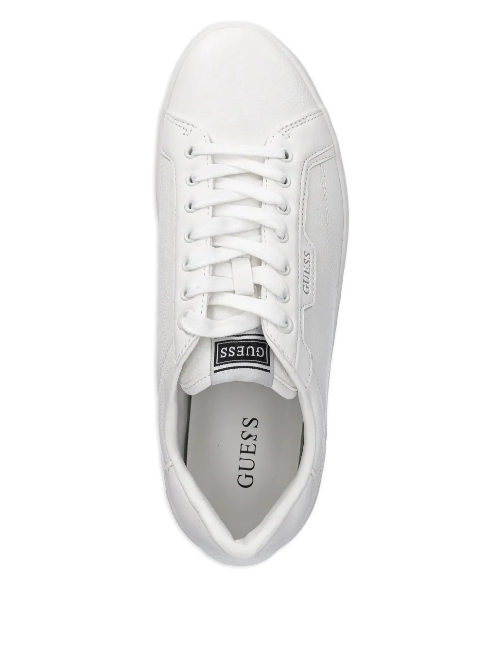 GUESS USA logo-embellished lace-up sneakers White