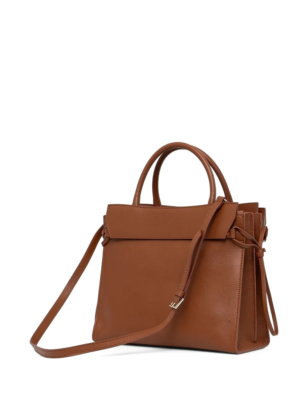 GUESS USA Bianca leather tote bag - Bruin