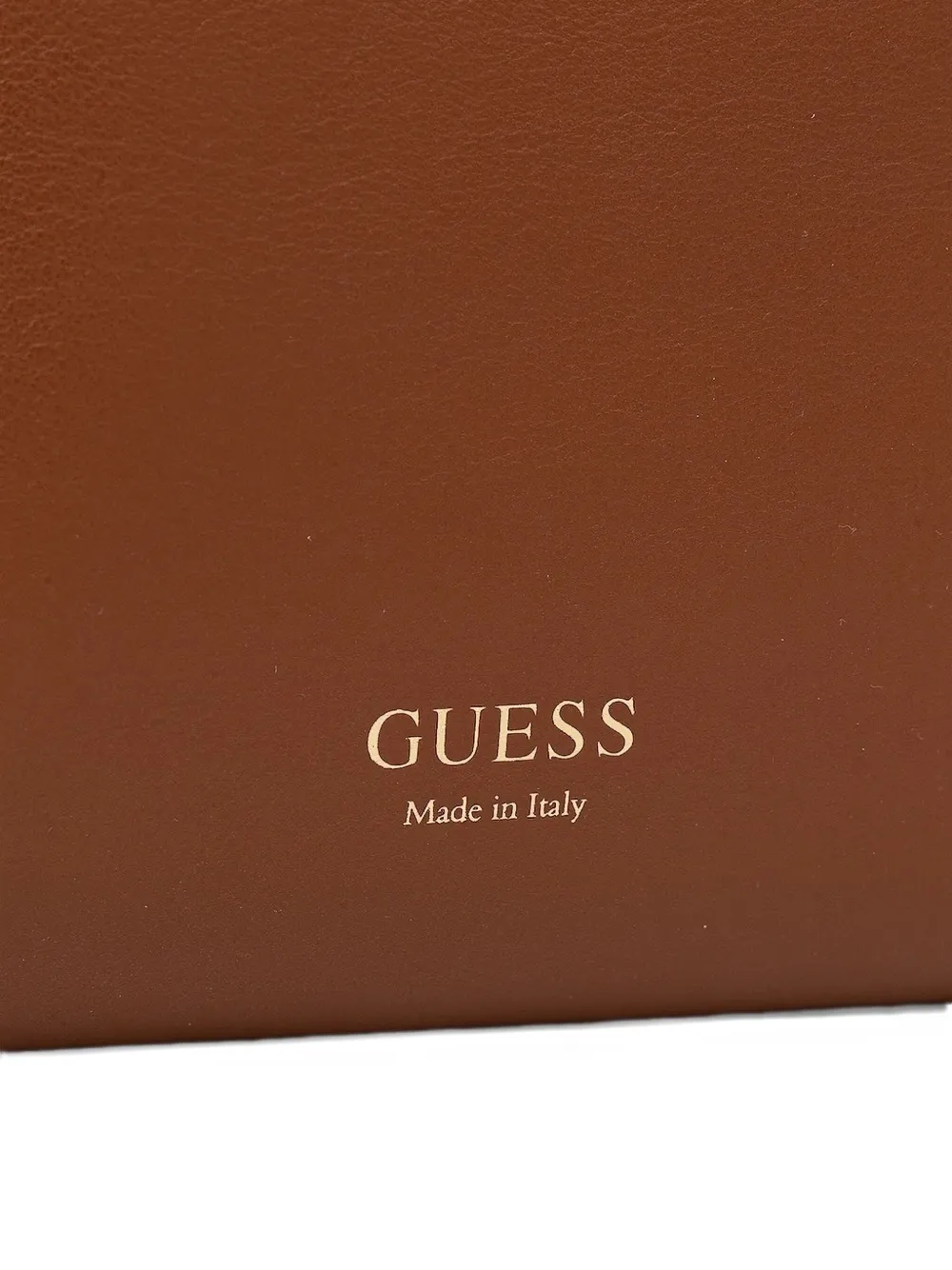 GUESS USA Bianca leren shopper Bruin