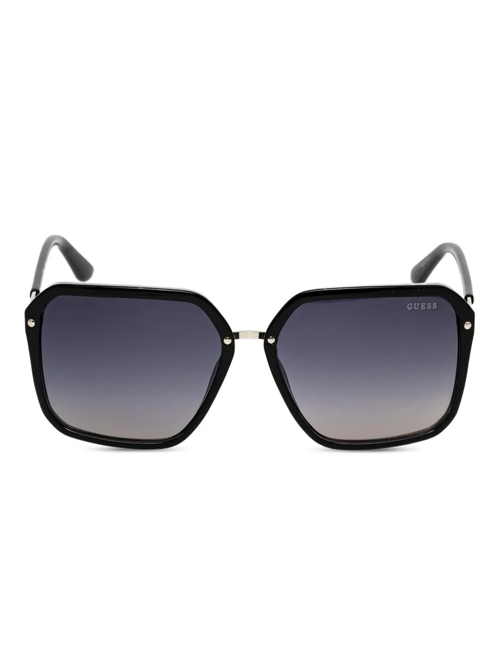 GUESS EYEWEAR Zonnebril met oversized montuur Zwart