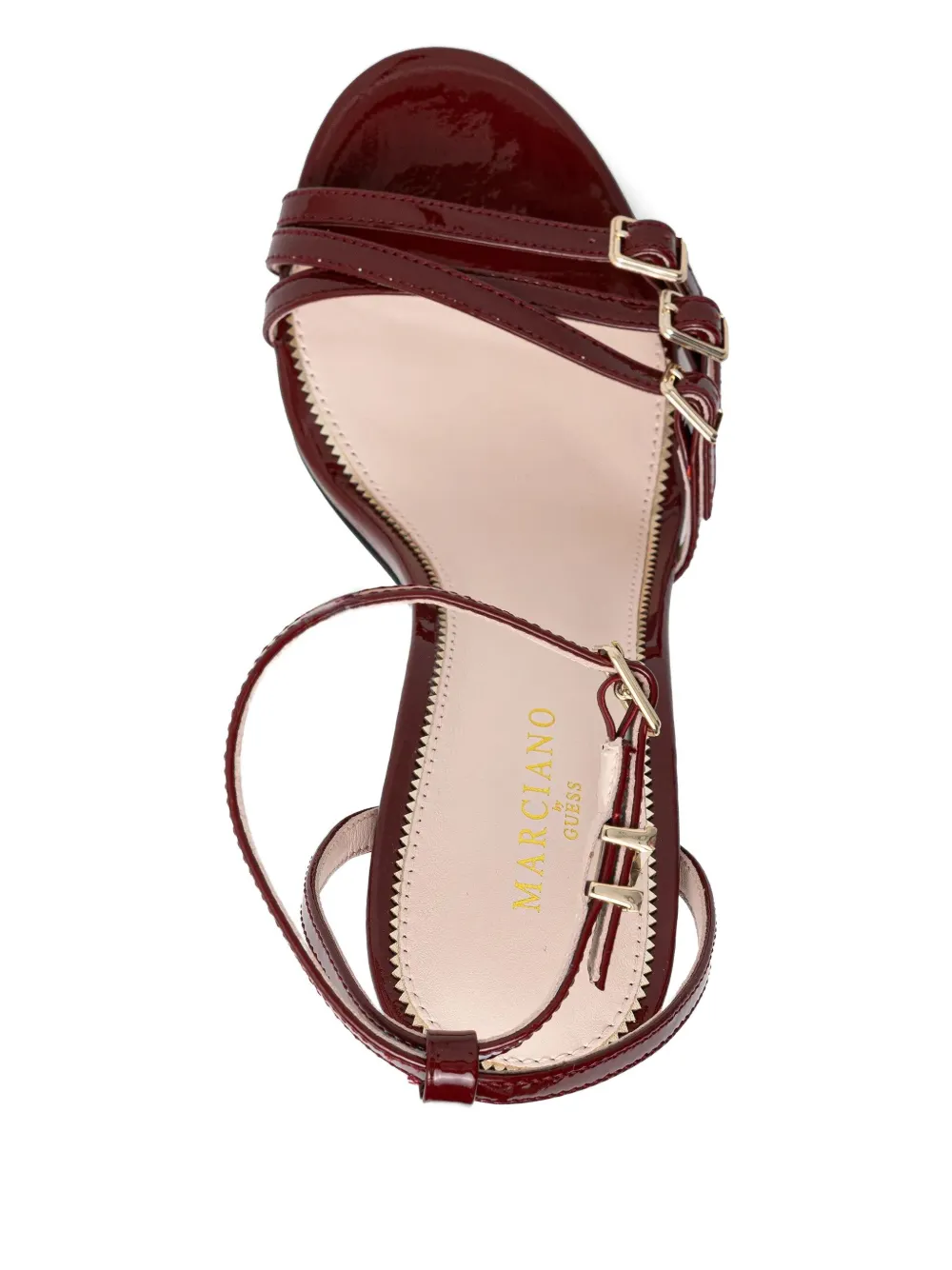 Guess Usa Strappy Sandals In Brown