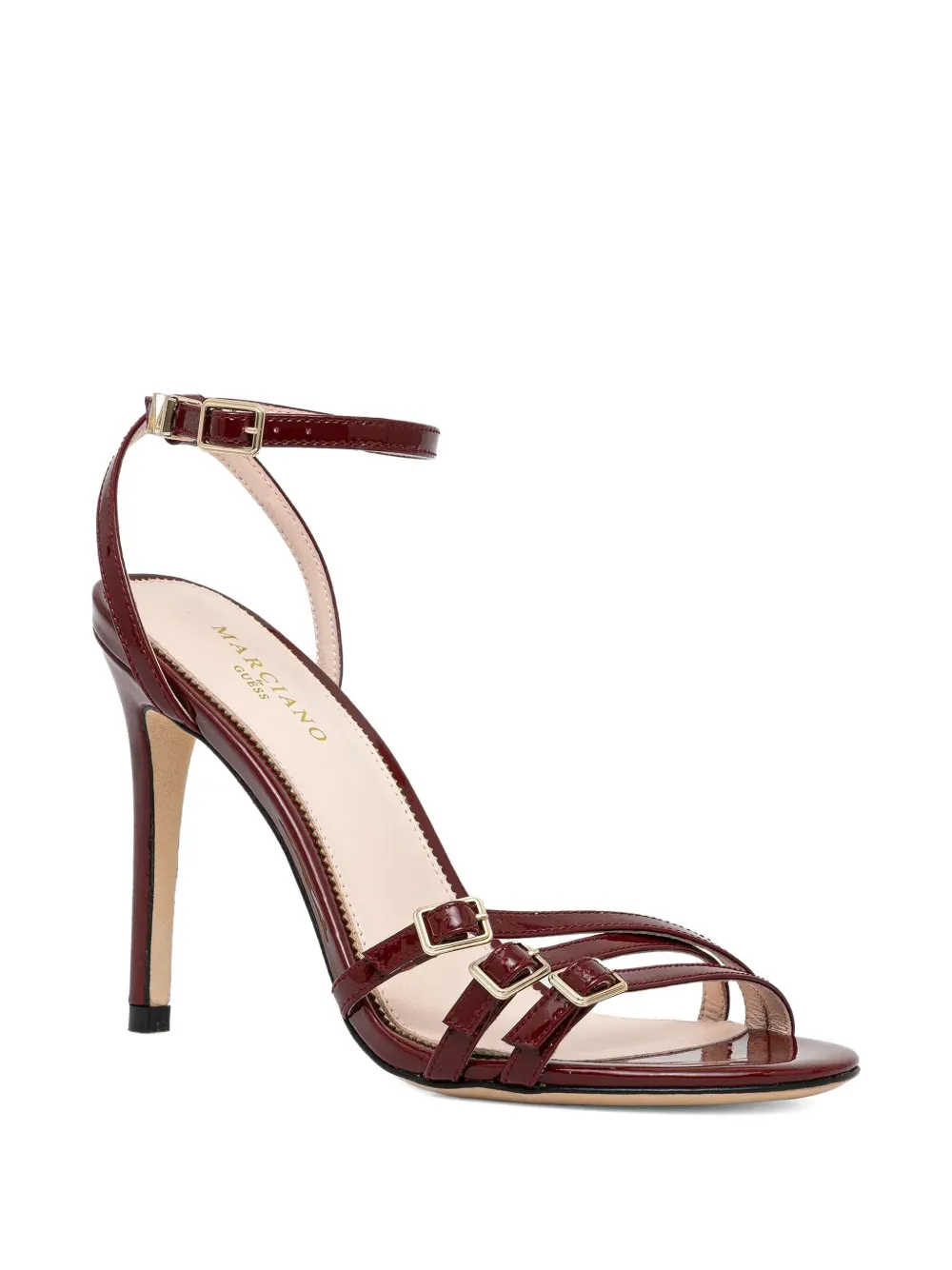 Guess Usa Strappy Sandals In Brown
