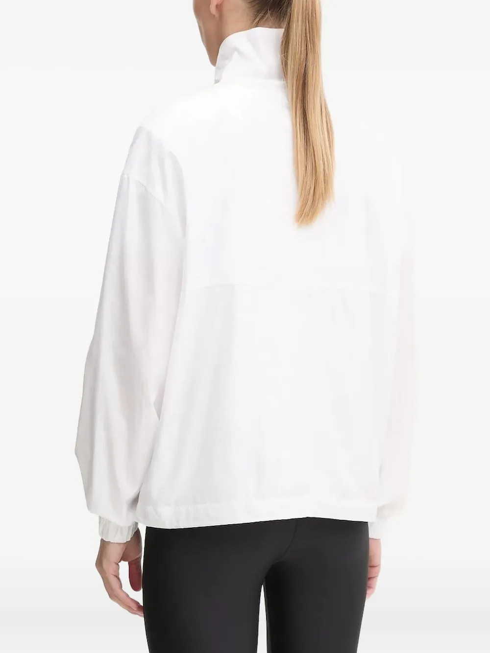 Guess Usa Zip-front Jacket In White