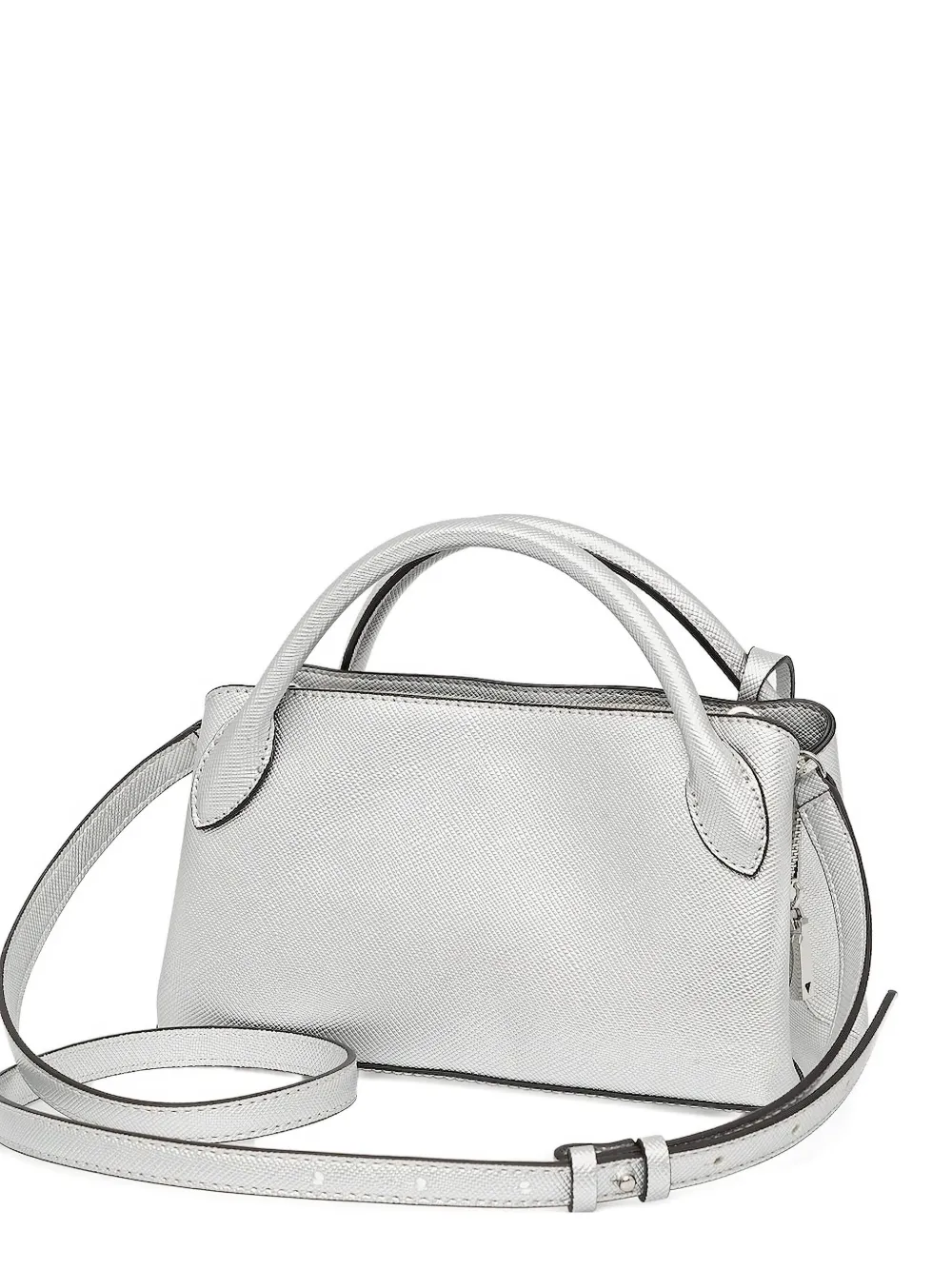 GUESS USA Fedana metallic-finish tote bag Zilver