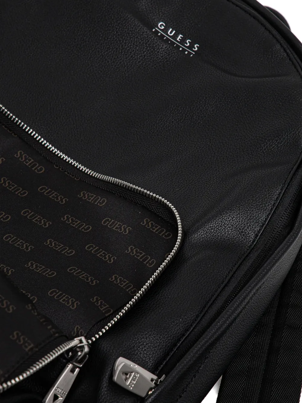 GUESS USA Rugzak met logoplakkaat en rits Zwart