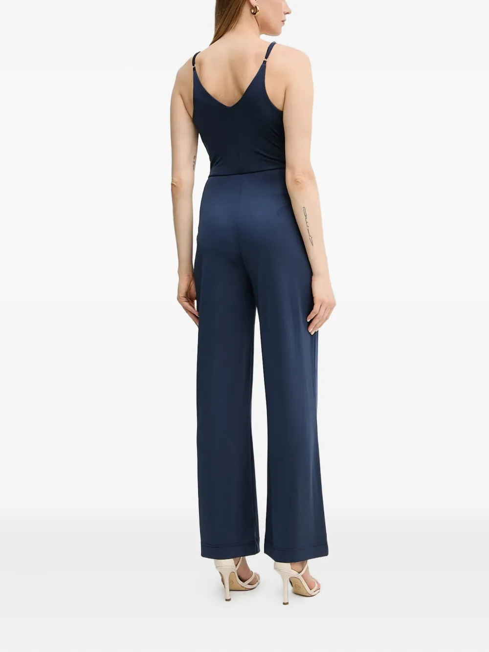 Guess Usa Ruffle-detail Jumpsuit