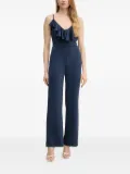 GUESS USA ruffle-detail jumpsuit - Blue