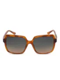 GUESS EYEWEAR square-frame sunglasses - Brown