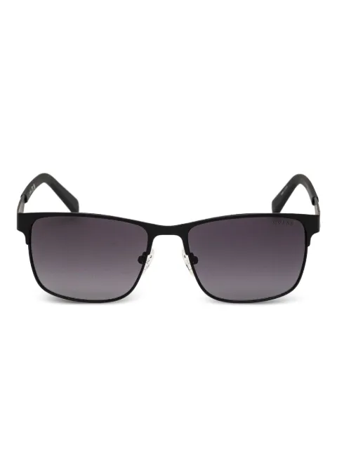 GUESS EYEWEAR logo-print rectangle-frame sunglasses