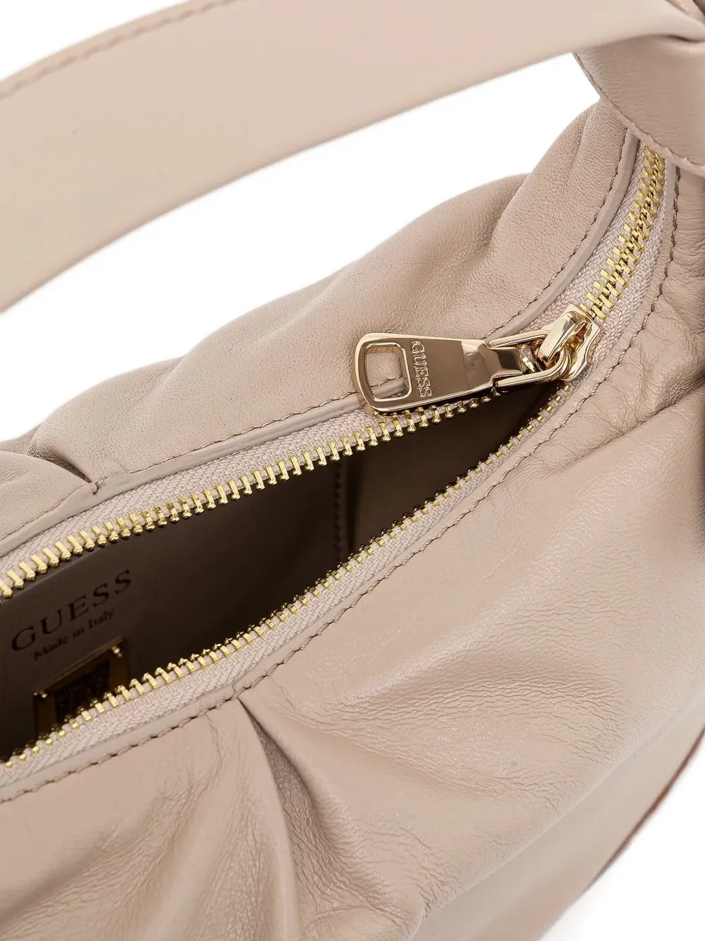 GUESS USA Jolie leather mini tote bag Grijs
