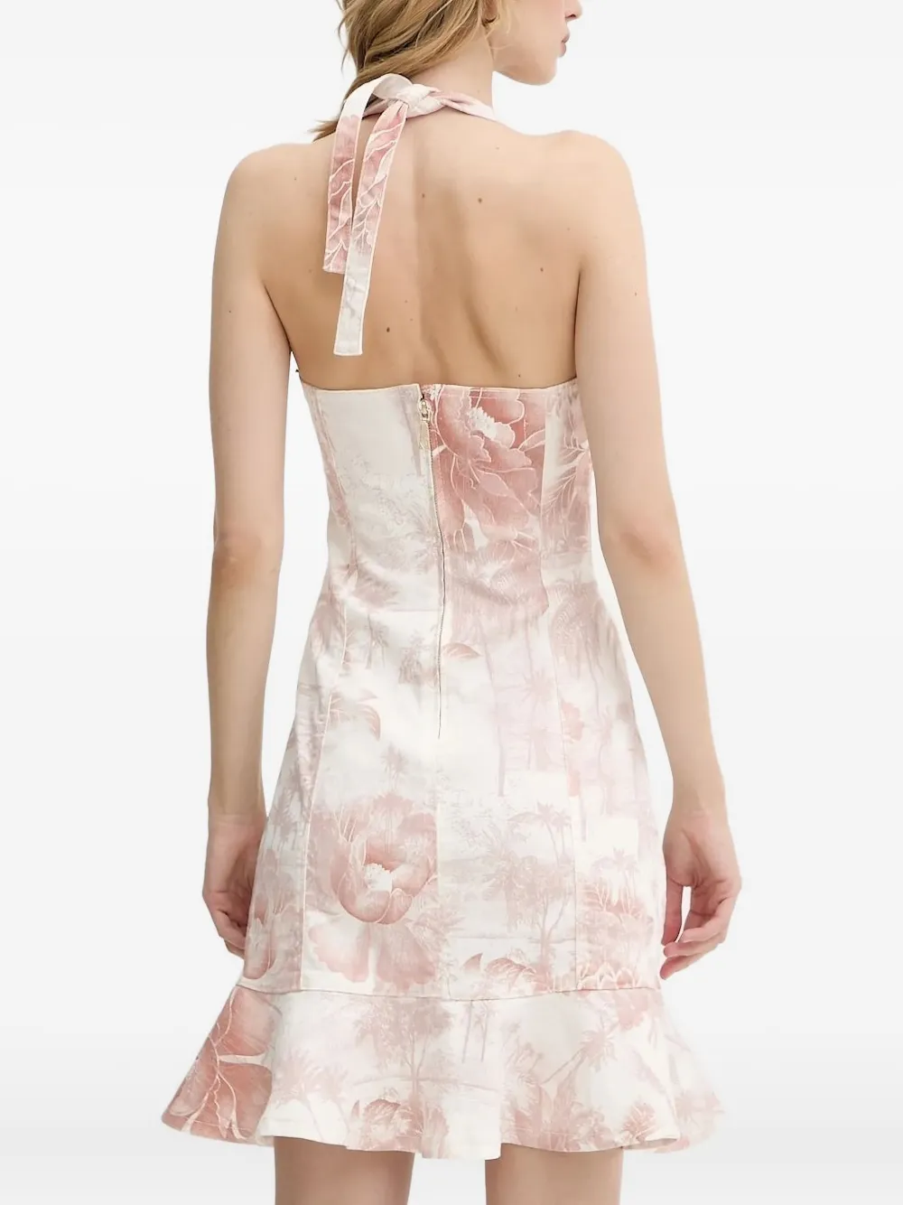 GUESS USA Mini-jurk met halternek - Roze