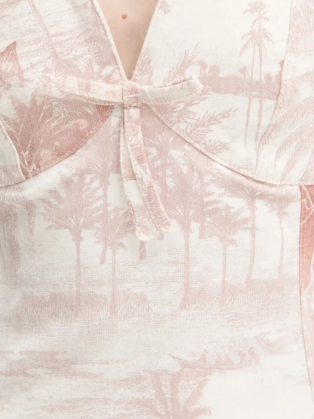 GUESS USA Mini-jurk met halternek Roze