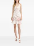 GUESS USA halter-neck ruffled mini dress - Pink