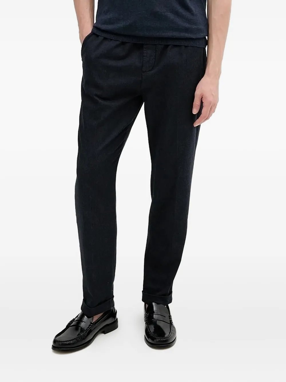 GUESS USA Broek met logopatch Blauw