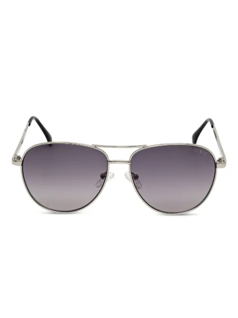 GUESS EYEWEAR crystal-embellished pilot-frame sunglasses