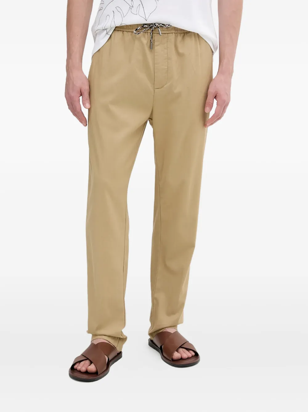 GUESS USA drawstring-waist trousers | Neutrals | Image 1