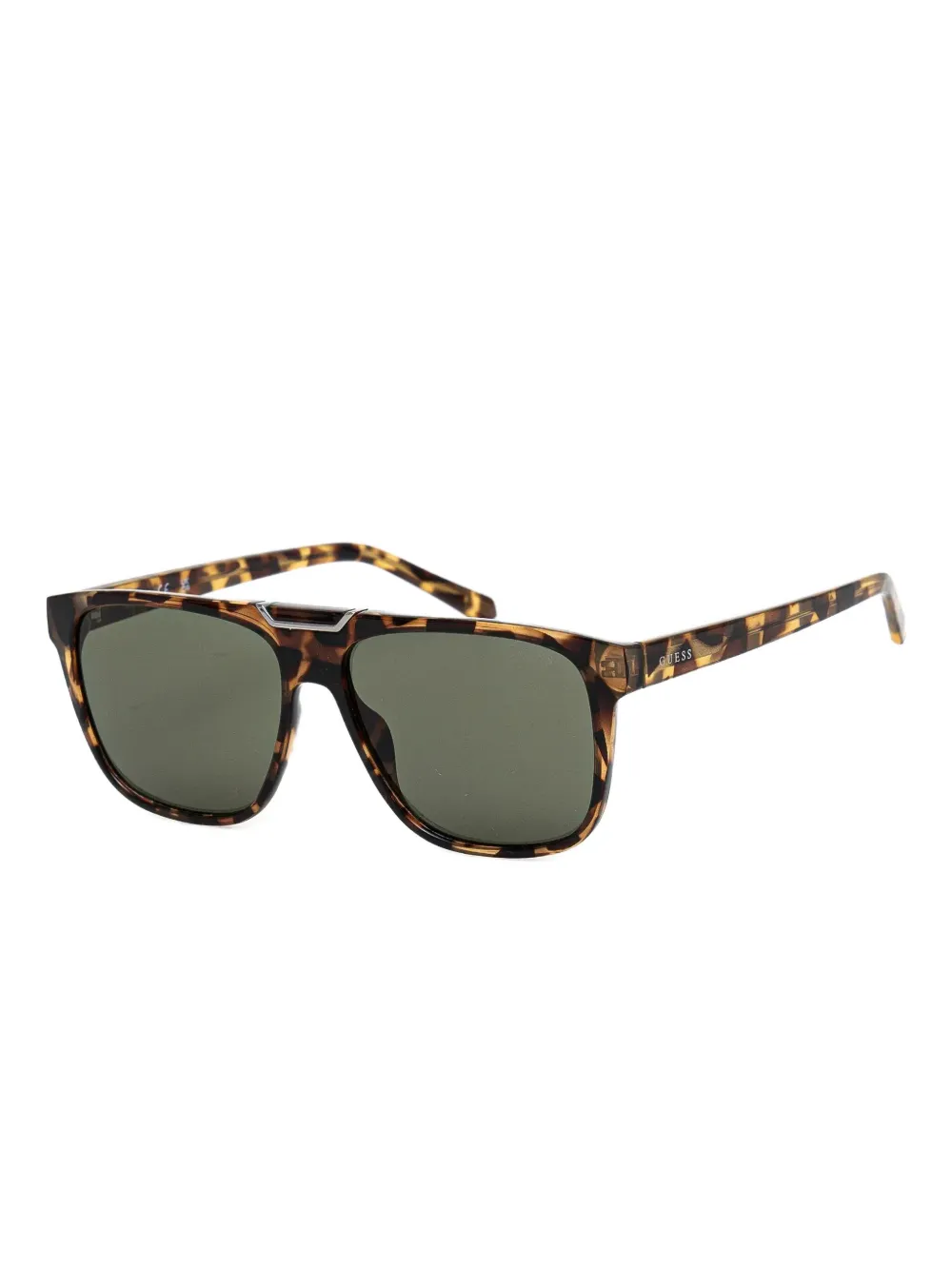 GUESS EYEWEAR Zonnebril met rechthoekig montuur Bruin