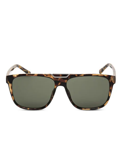GUESS EYEWEAR lentes de sol con armazón rectangular estilo carey