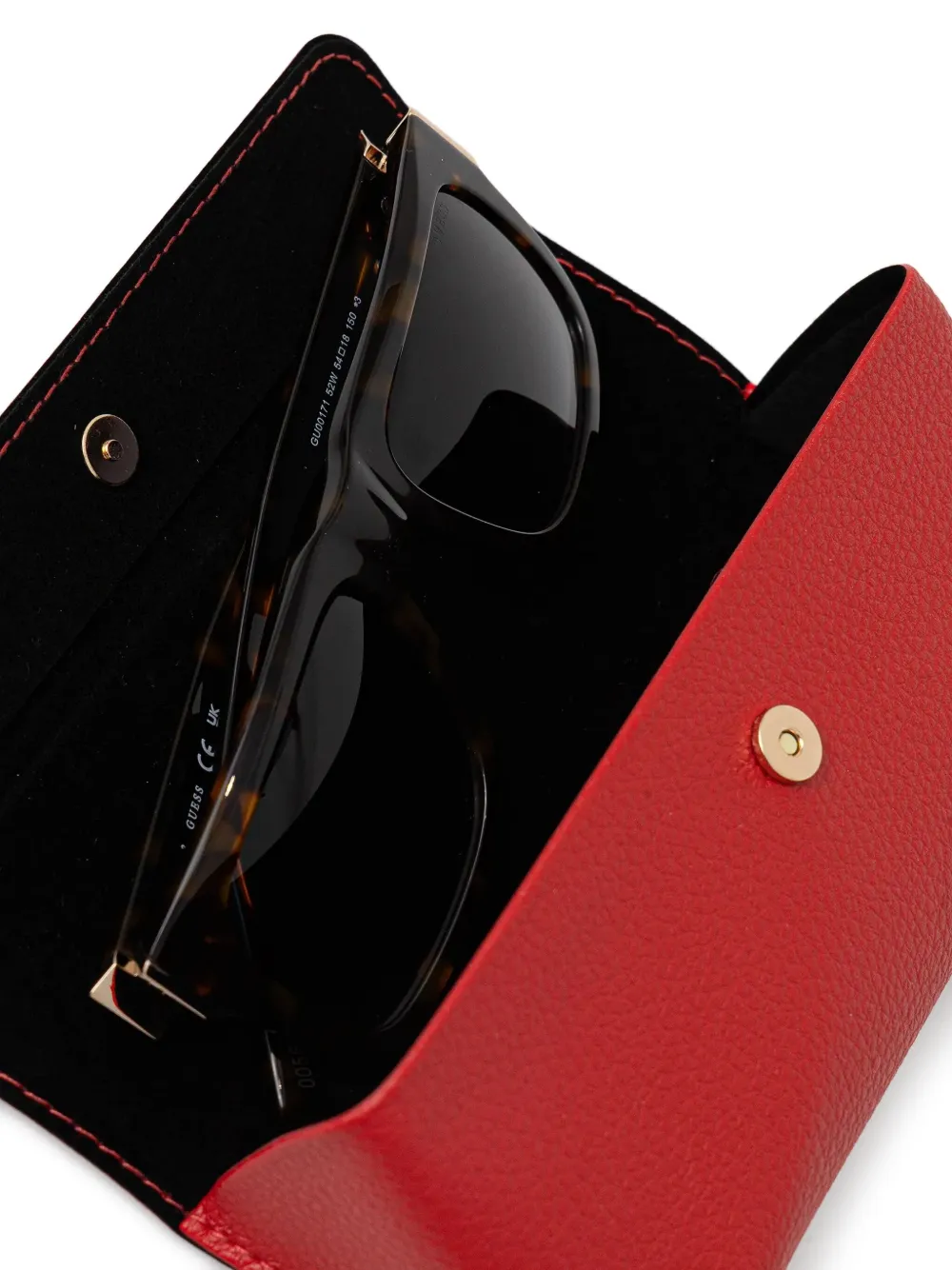  Guess Eyewear Tortoiseshell Rectangle Sunglasses - Brown 