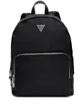 GUESS USA logo-plaque backpack - Black