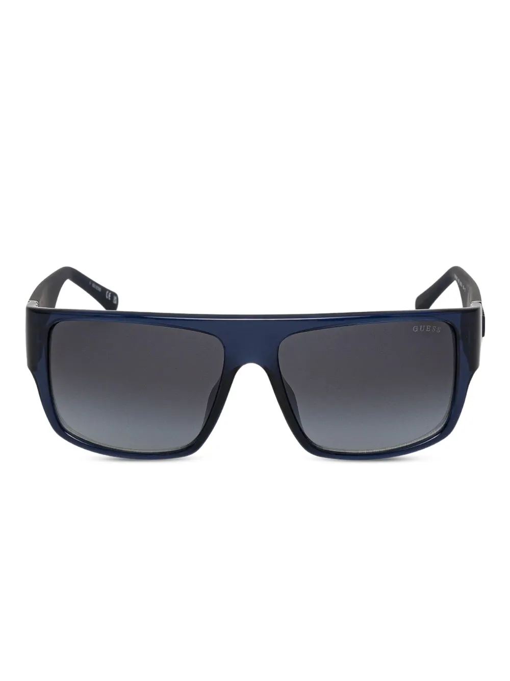 GUESS EYEWEAR Zonnebril met rechthoekig montuur Blauw