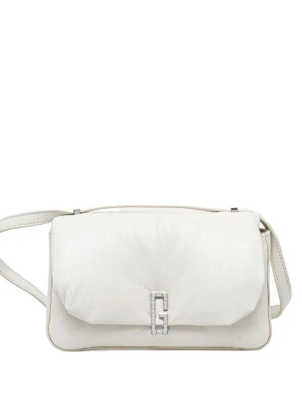 GUESS USA レザー ショルダーバッグ | ホワイト | FARFETCH JP