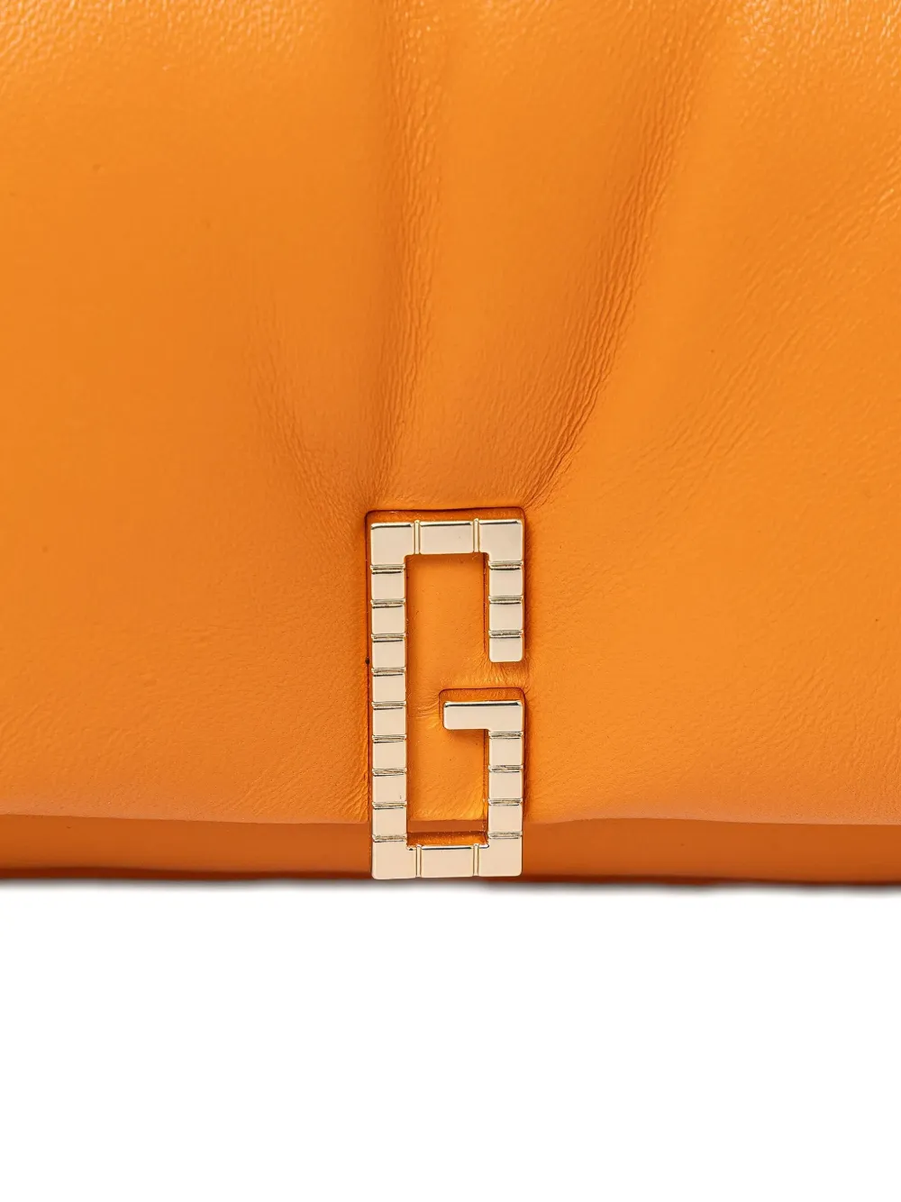 GUESS USA Gewatteerde boekentas met G-logo Oranje