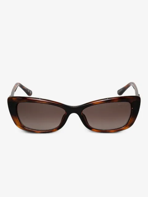 GUESS EYEWEAR logo-detail tortoiseshell sunglasses