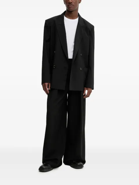 Nanushka pleated wide-leg trousers