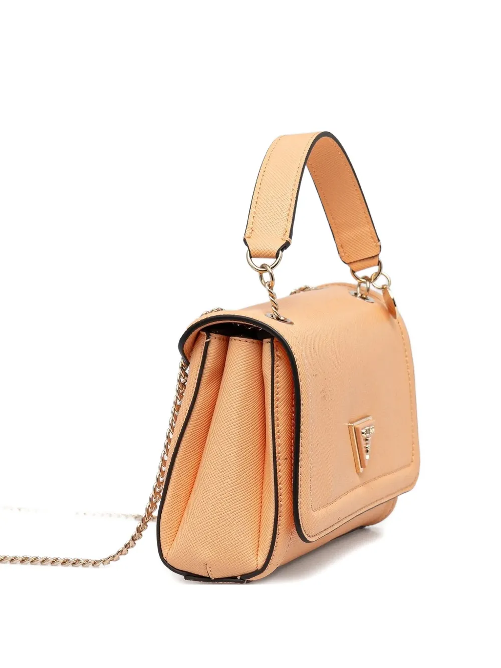 GUESS USA Borsa a tracolla con placca logo - Arancione