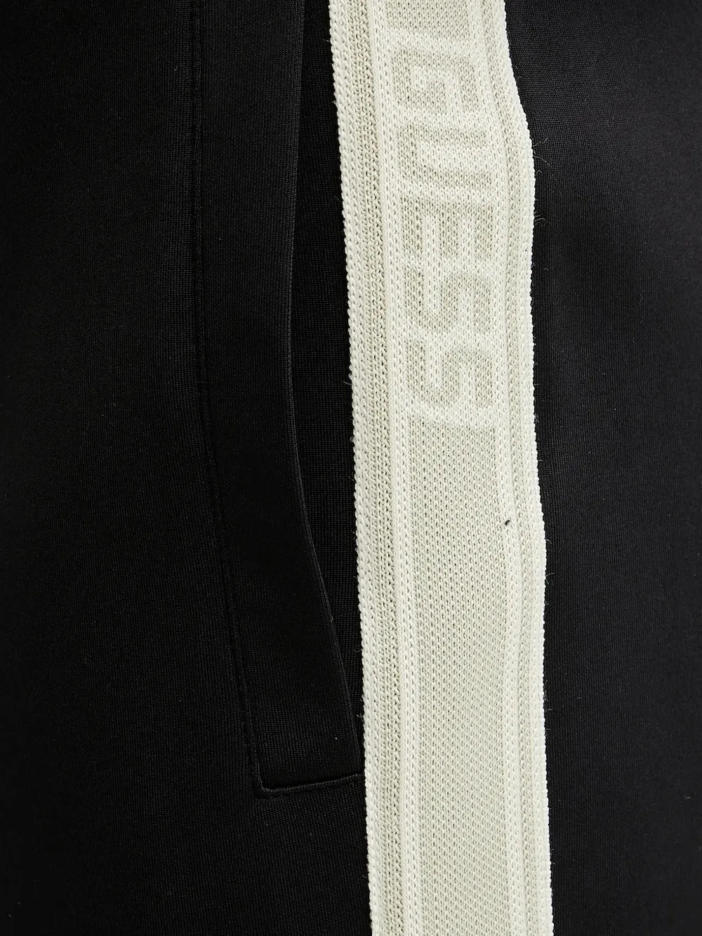 GUESS USA side-stripe track pants Zwart