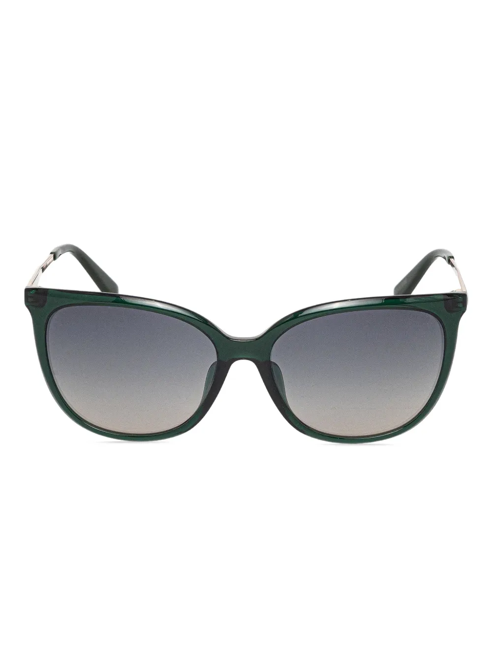 GUESS EYEWEAR Zonnebril met goudkleurig montuur Groen