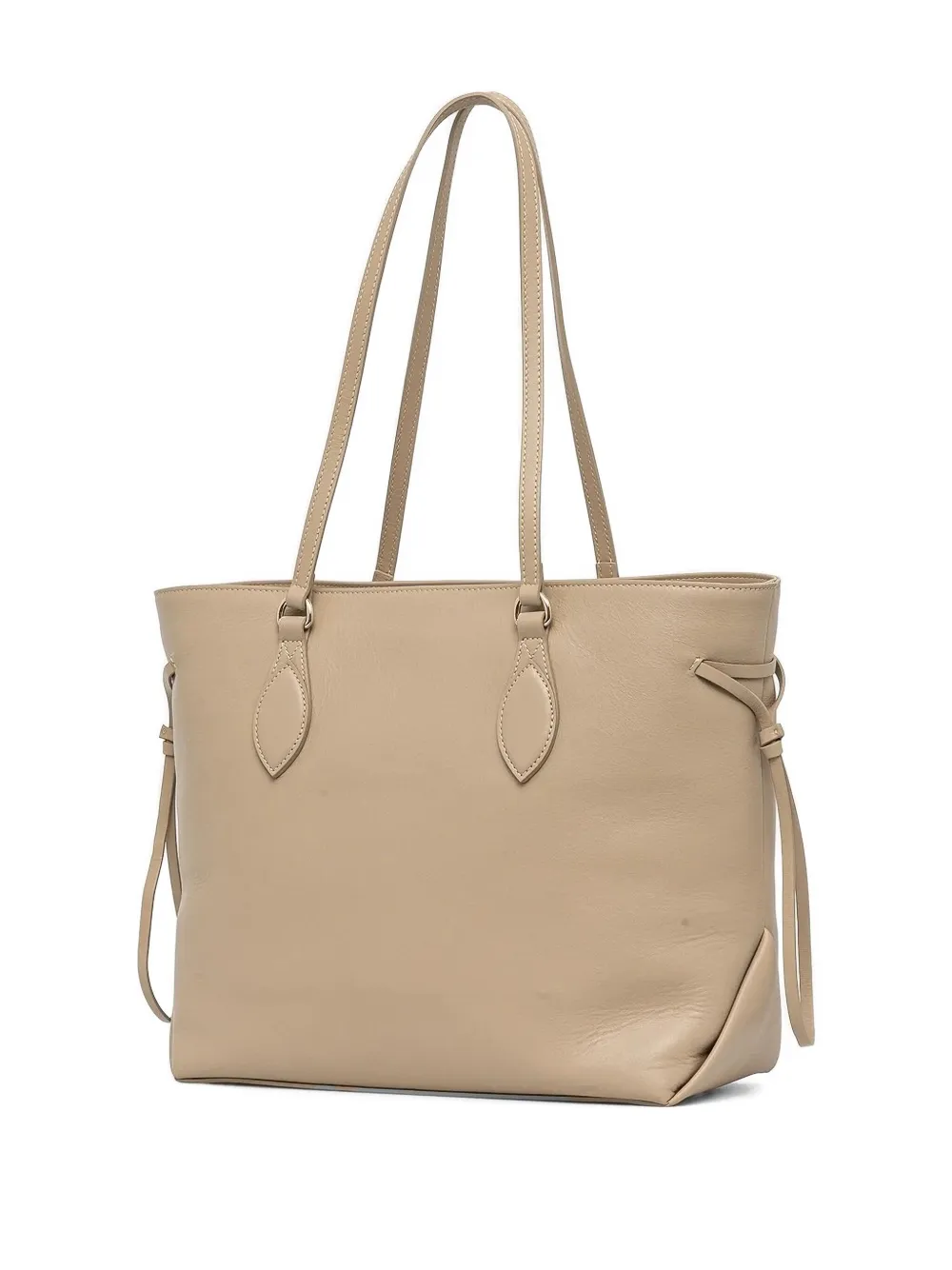 GUESS USA Florence leather tote bag - Beige