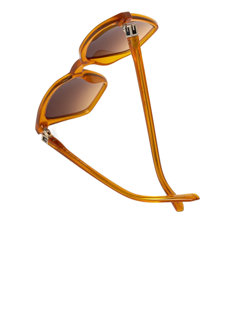 GUESS EYEWEAR Zonnebril met vierkant montuur Oranje
