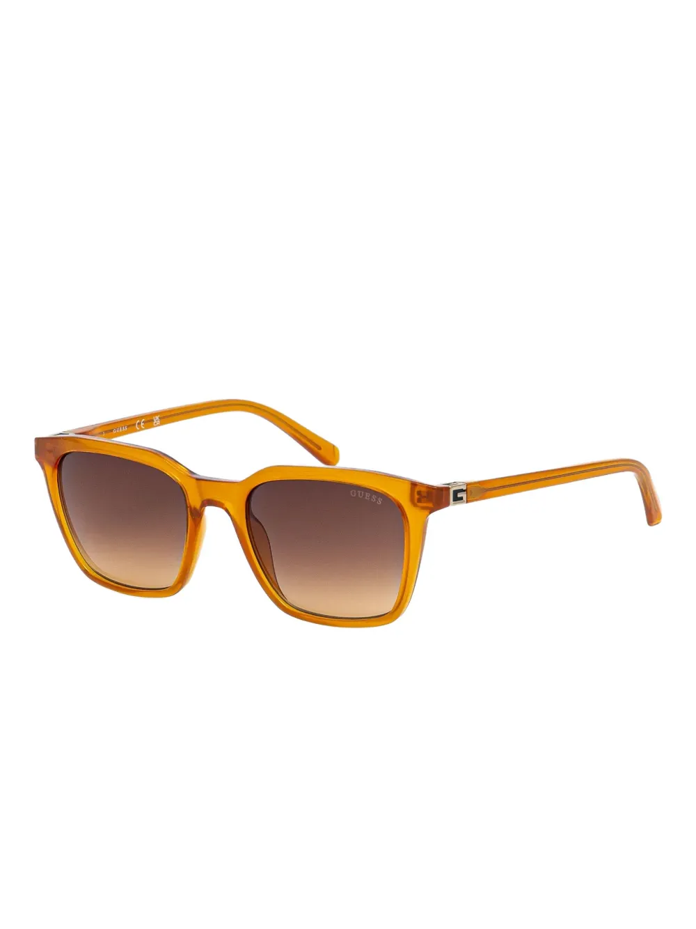 GUESS EYEWEAR Zonnebril met vierkant montuur Oranje